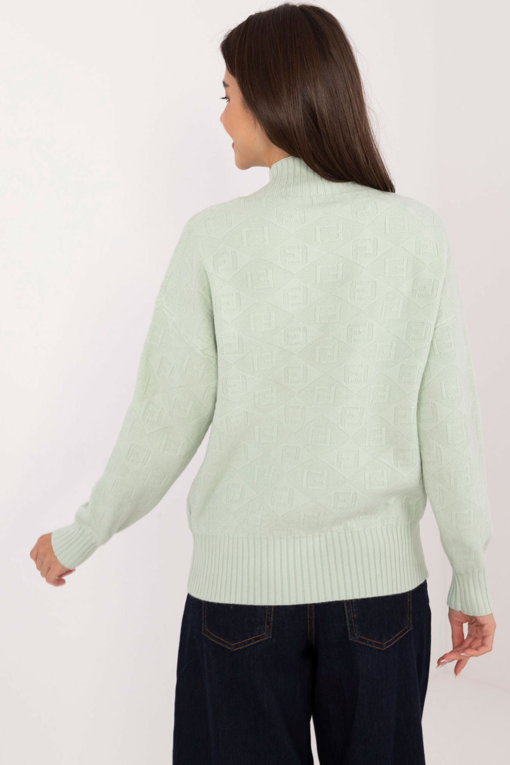 AT Mint Roll Neck Long Sleeve Jumper - view 3
