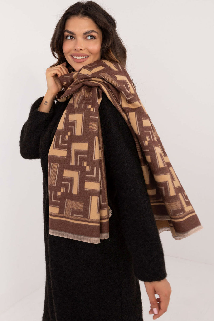 AT Brown Shawl