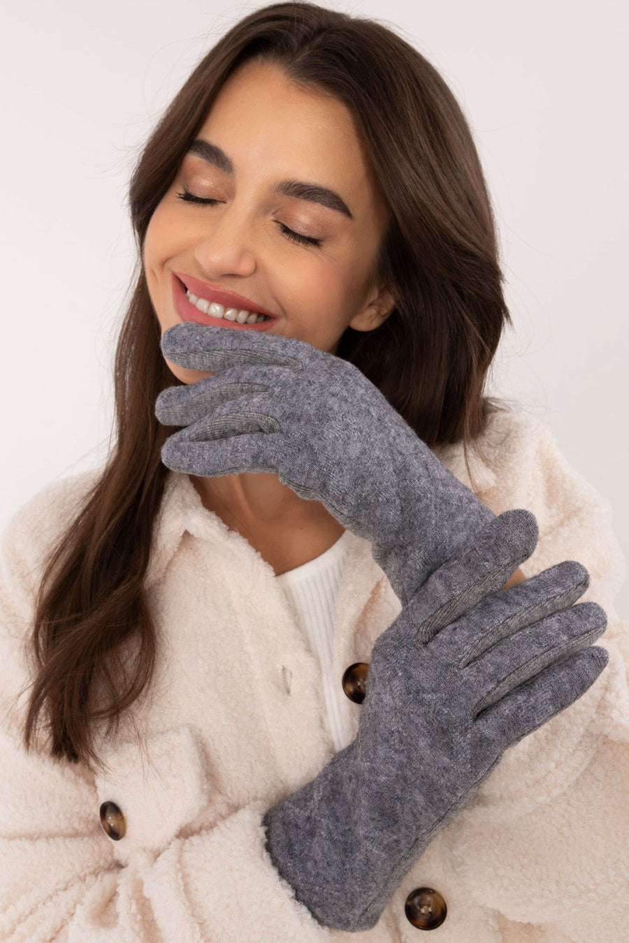 AT Grey Cotton Gloves