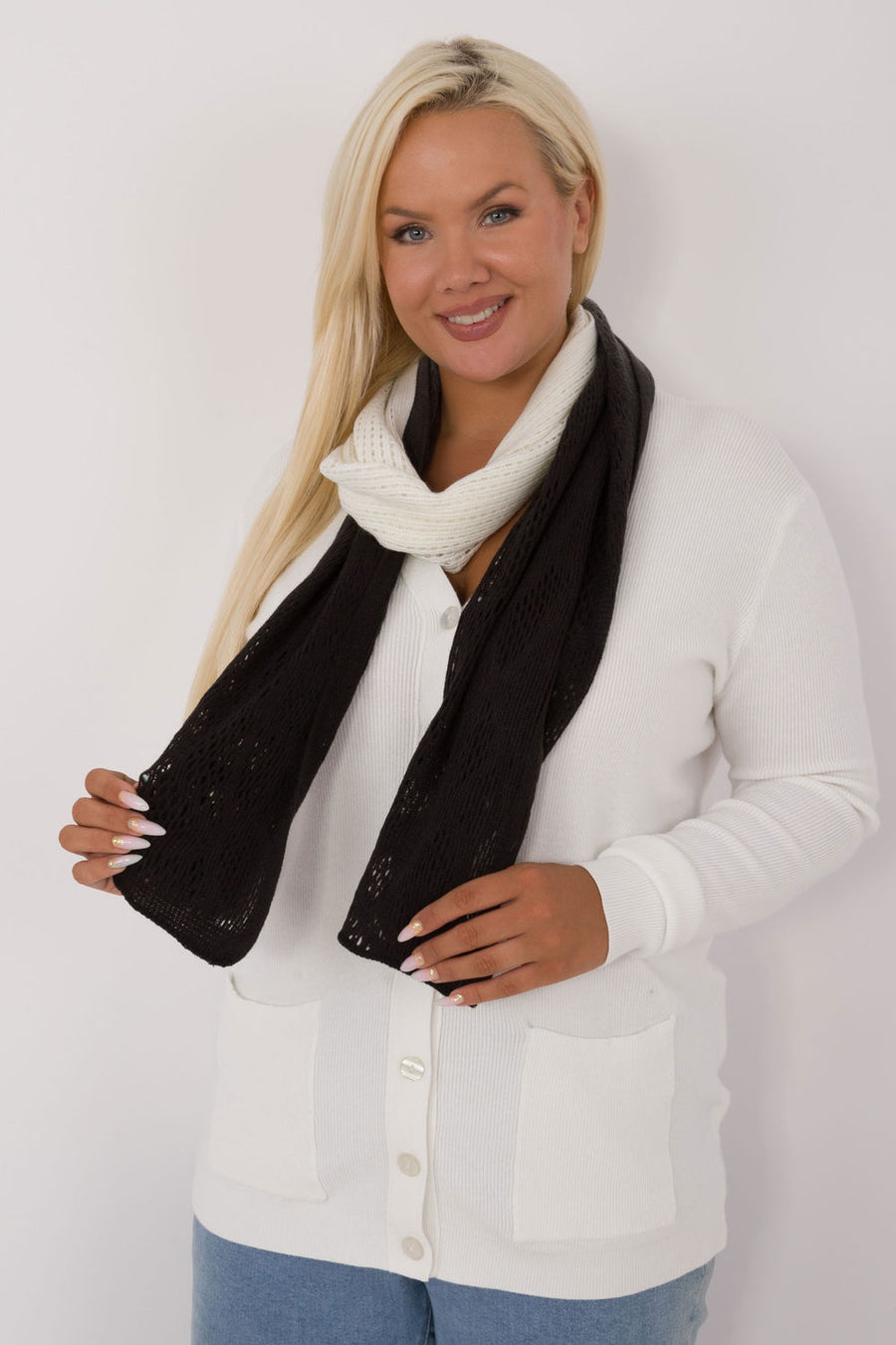 AT Ecru Cotton Shawl