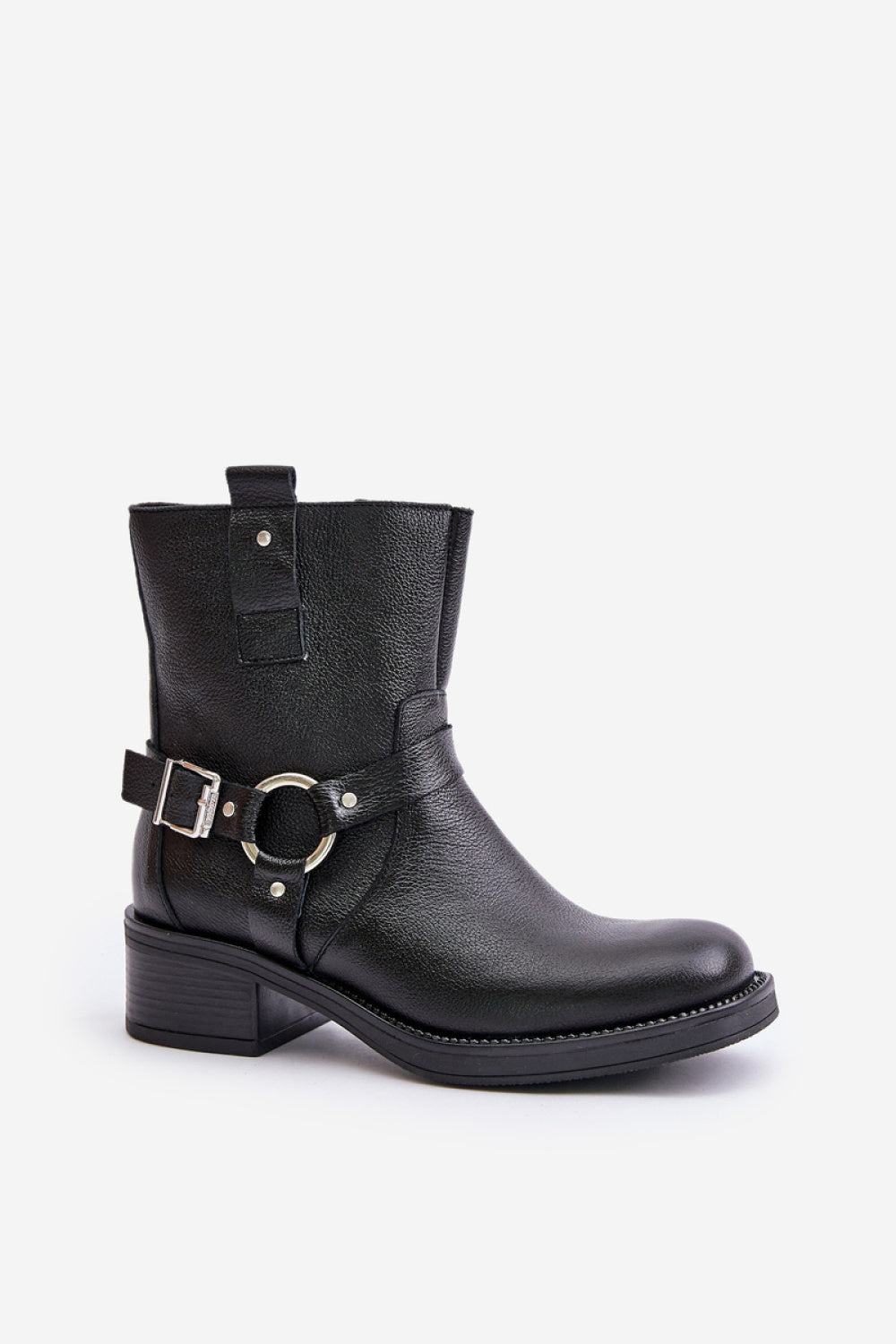 Step In Style Zazoo Black Leather Warm Lined Boots - view 2