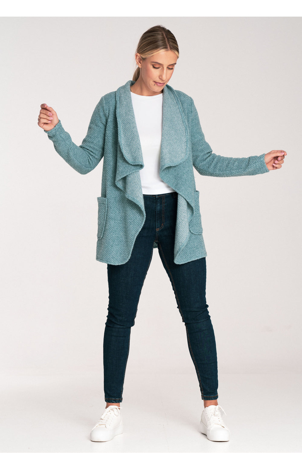 Figl Mint Knitted Cardigan - view 2