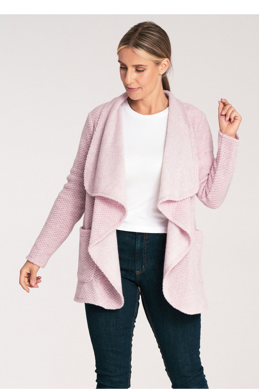 Figl Pink Knitted Cardigan