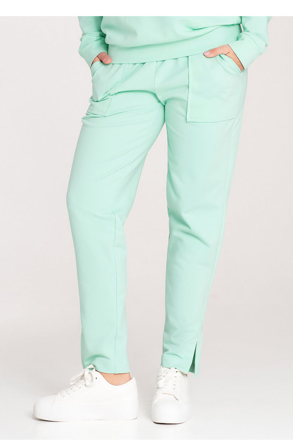 Figl Mint Cotton Joggers