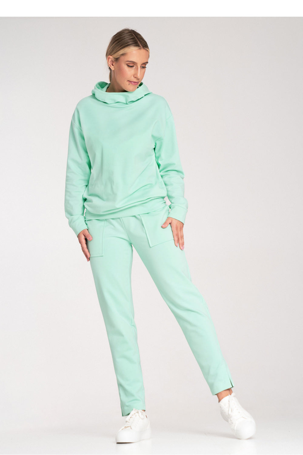 Figl Mint Cotton Joggers - view 2