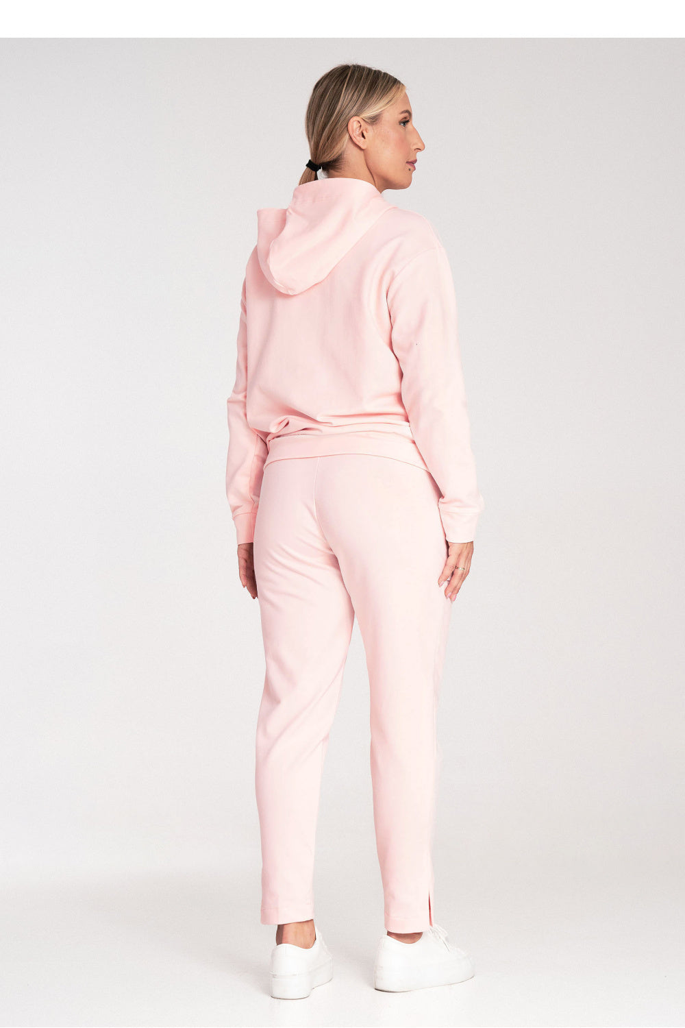 Figl Light Pink Cotton Joggers - view 3