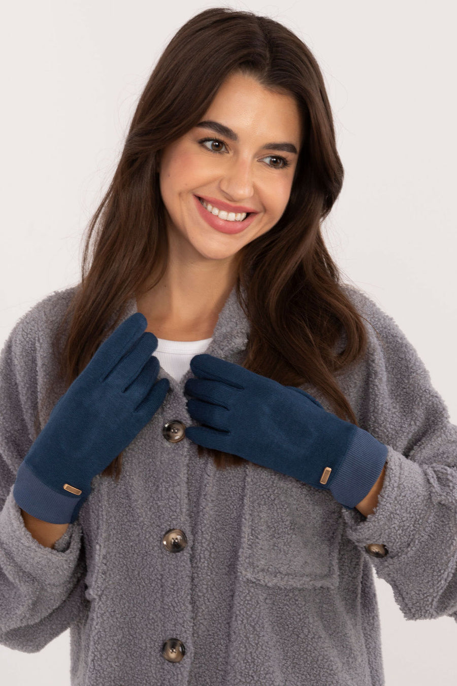 AT Teal Ribbed Gloves