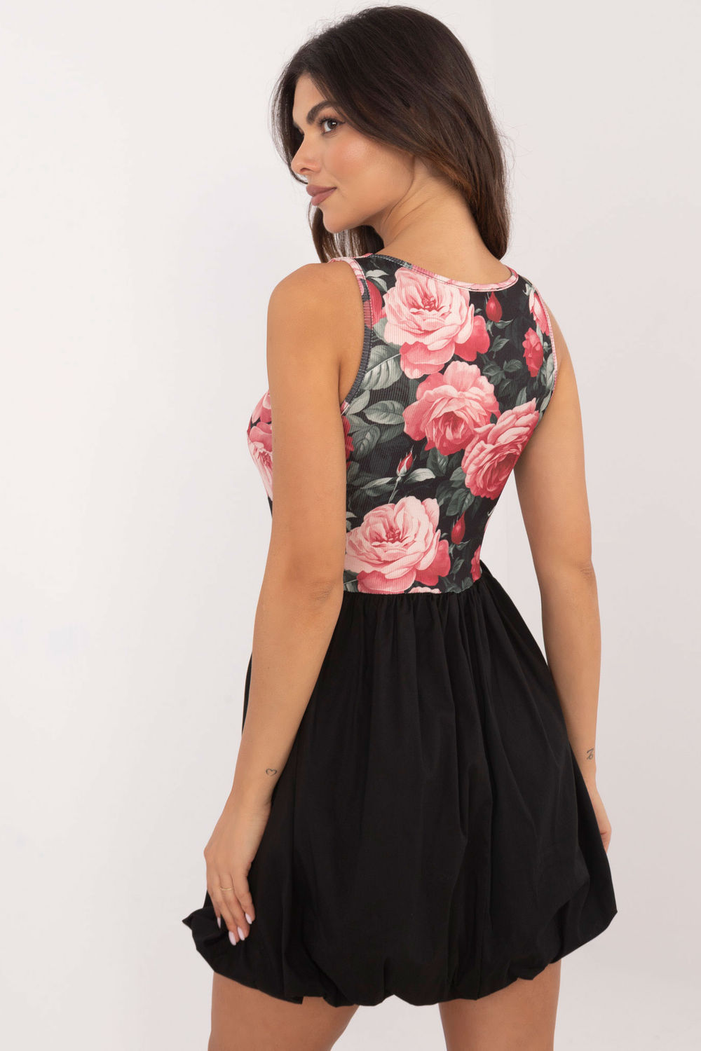 Italy Moda Pink Mini Floral Dress - view 3