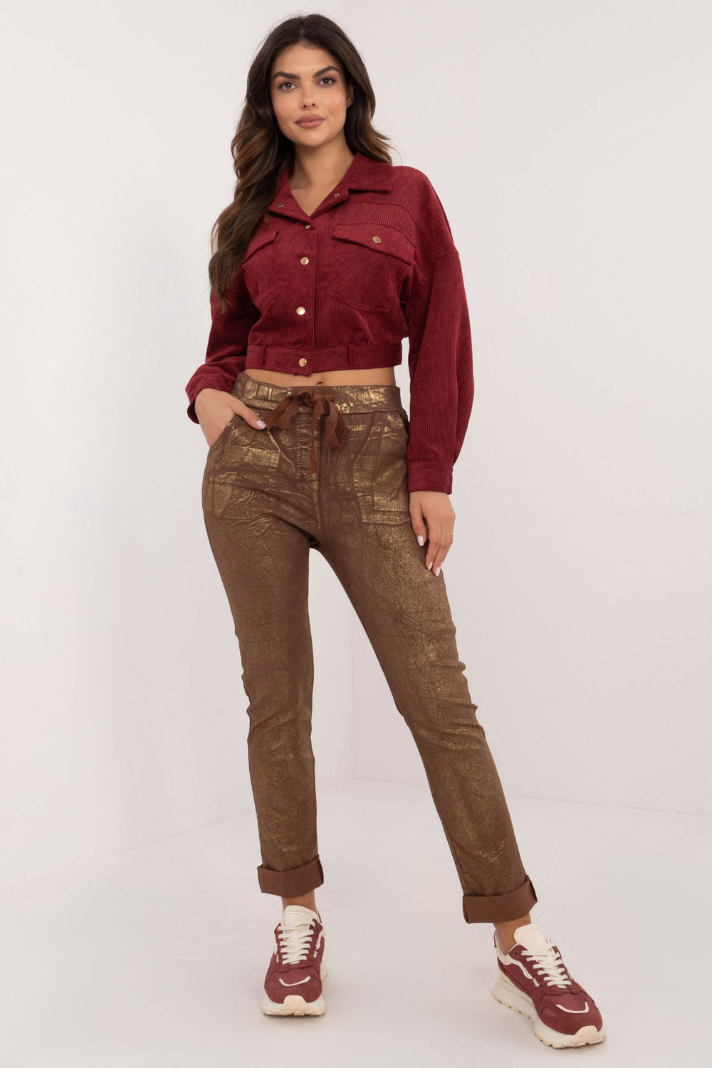 Italy Moda Brown Trousers