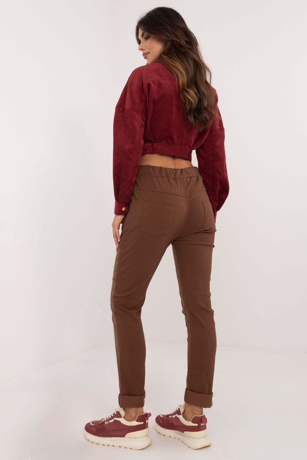 Italy Moda Brown Trousers - view 3