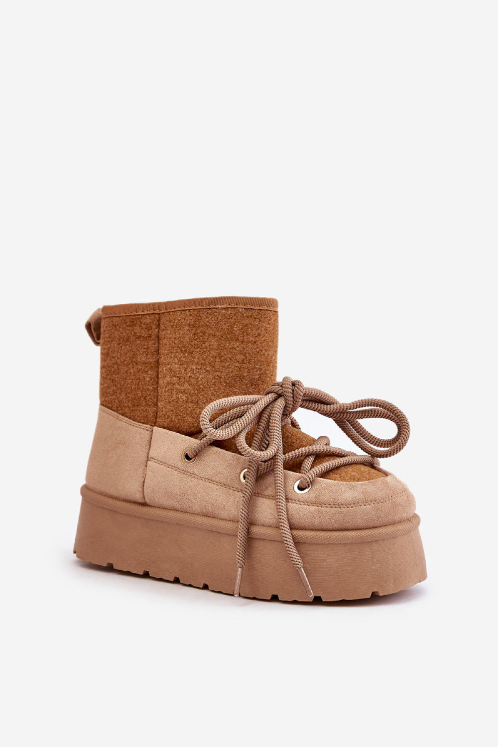 Step In Style Mavora Brown Platform Warm Lined Snow Boots - view 2