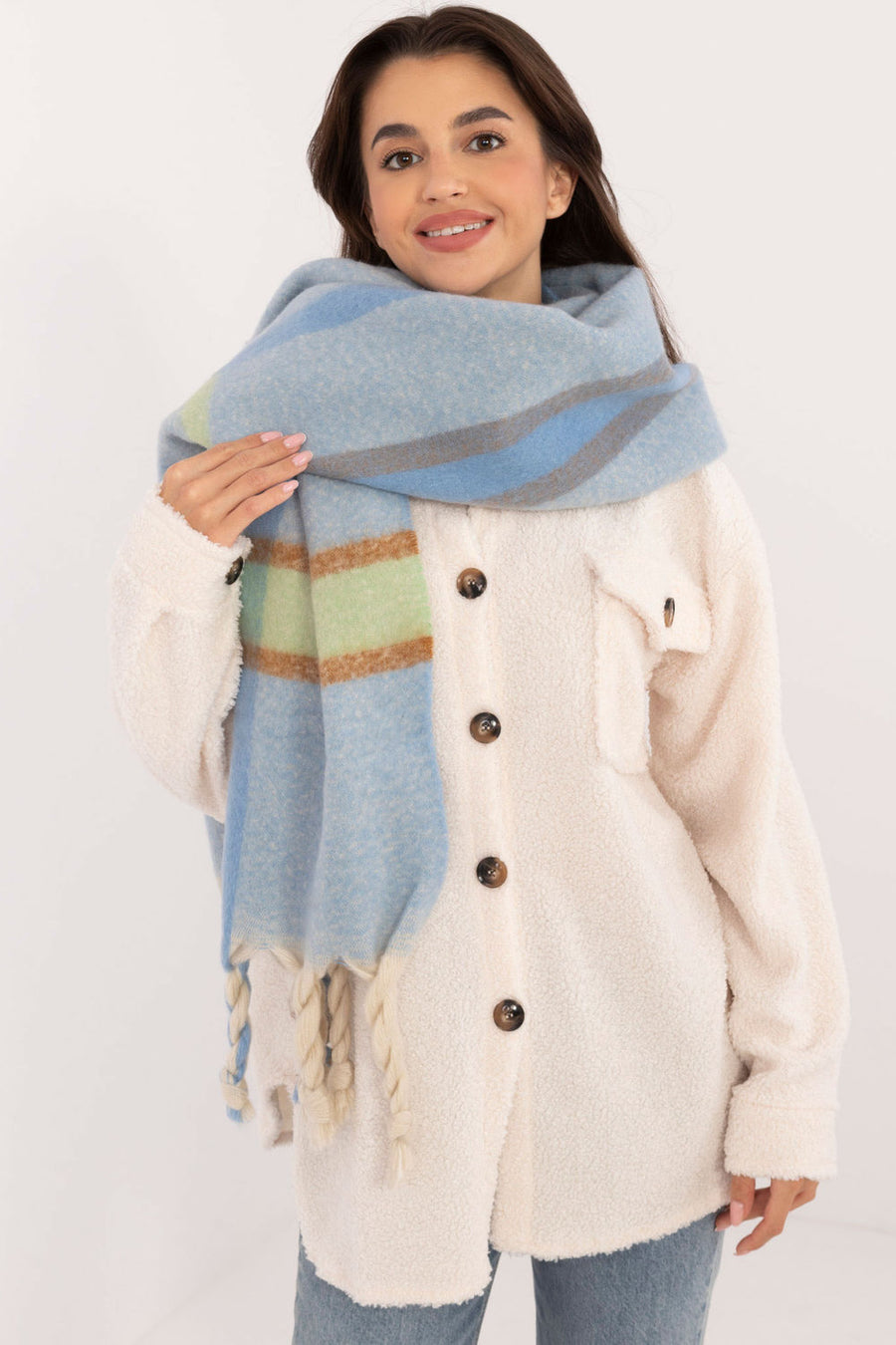 AT Light Blue Shawl