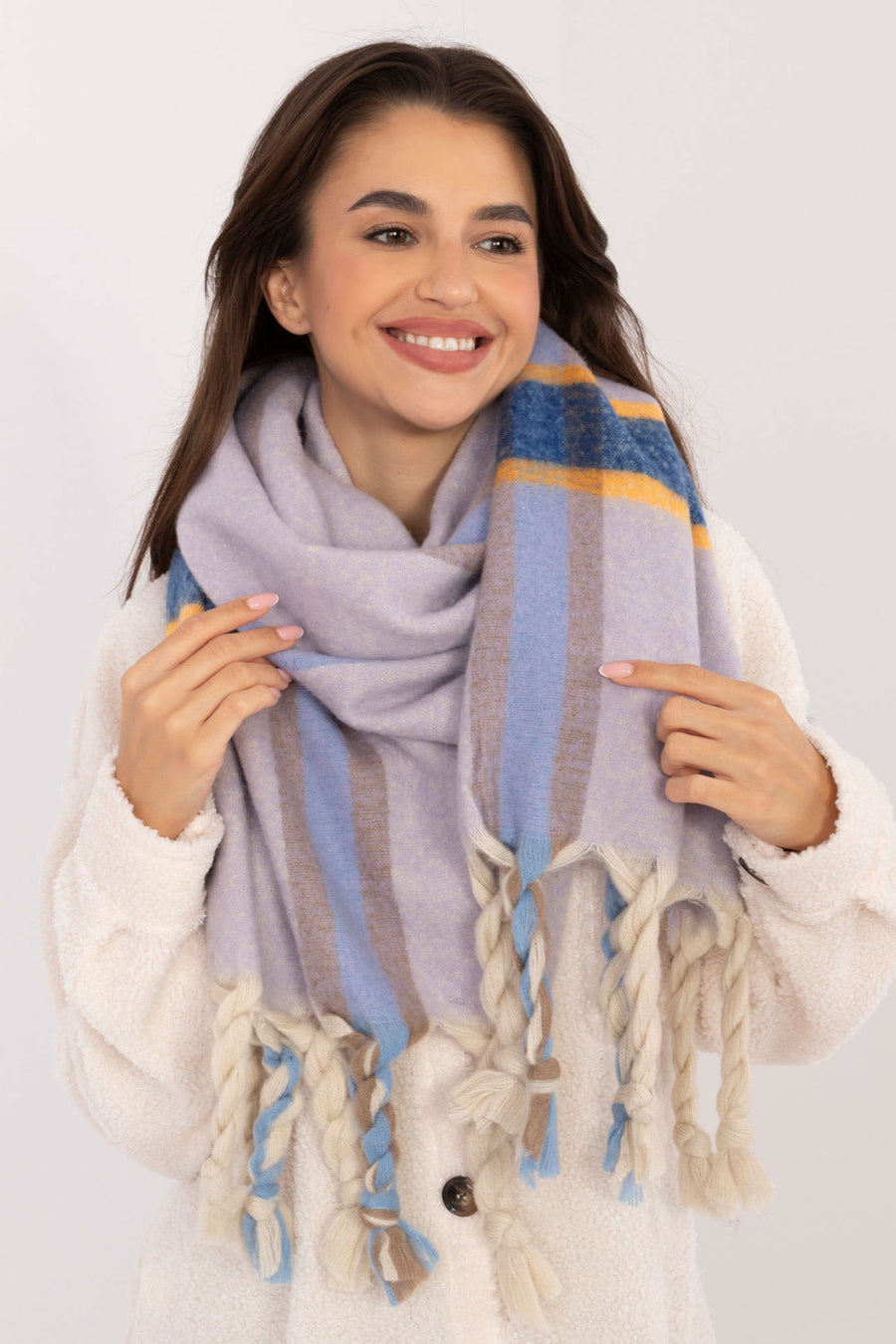 AT Light Violet Shawl
