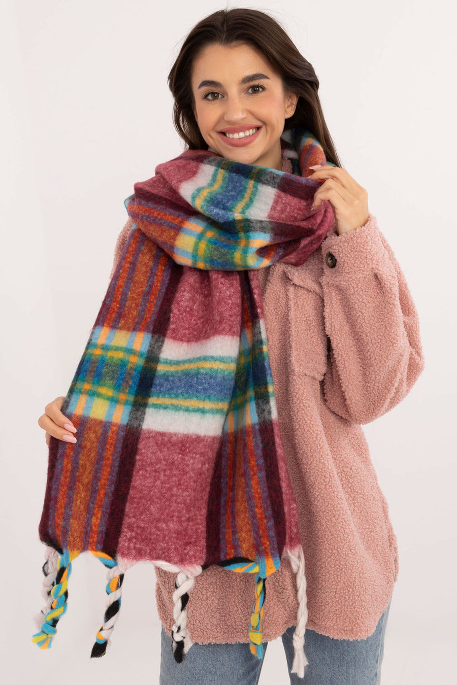 AT Burgundy Shawl