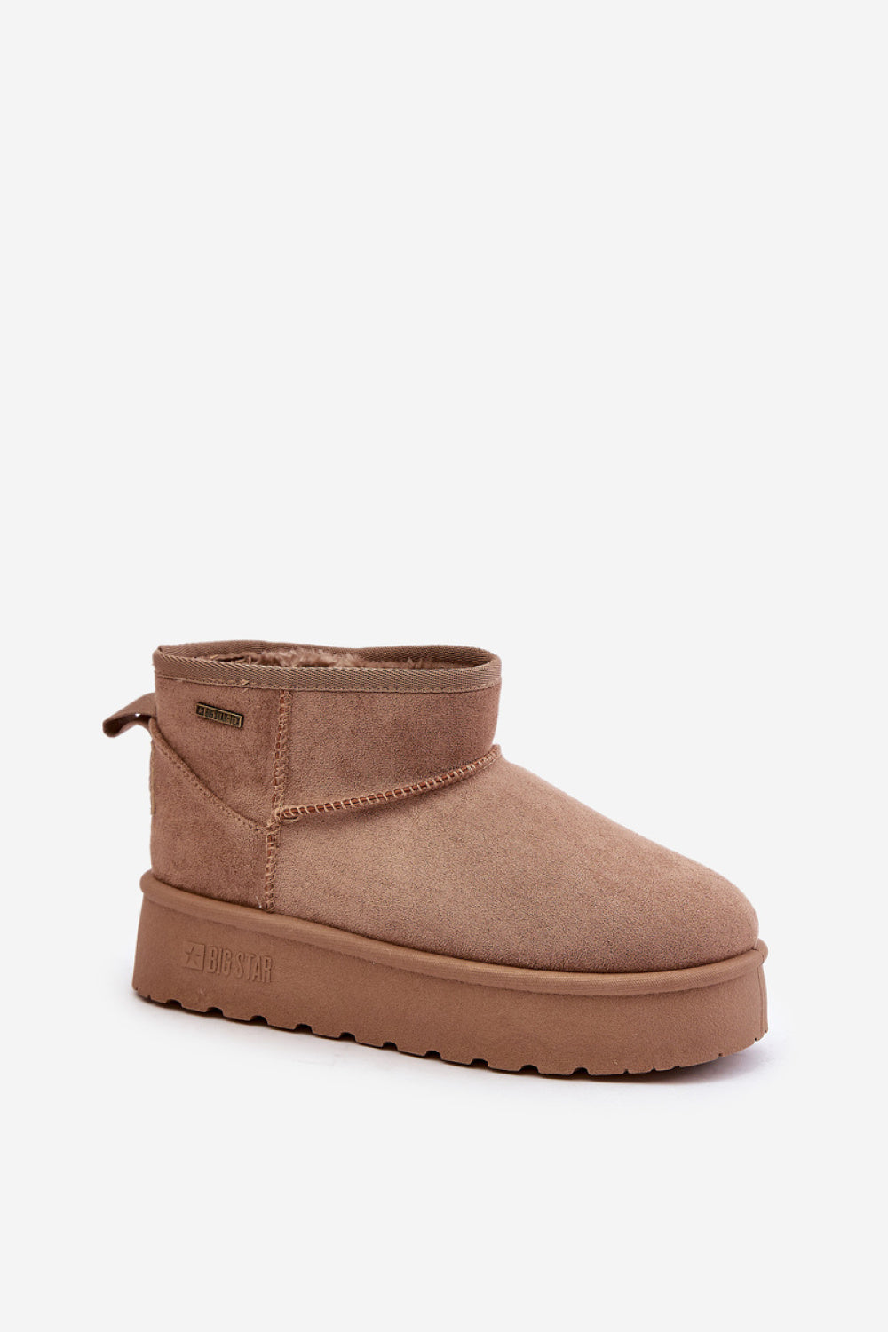 Step In Style Beige Platform Warm Lined Snow Boots - view 2