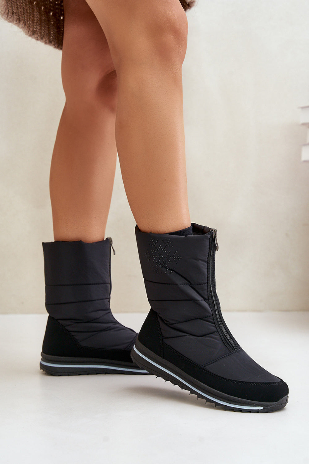 Step In Style Progress Black Platform Warm Lined Snow Boots - view 3