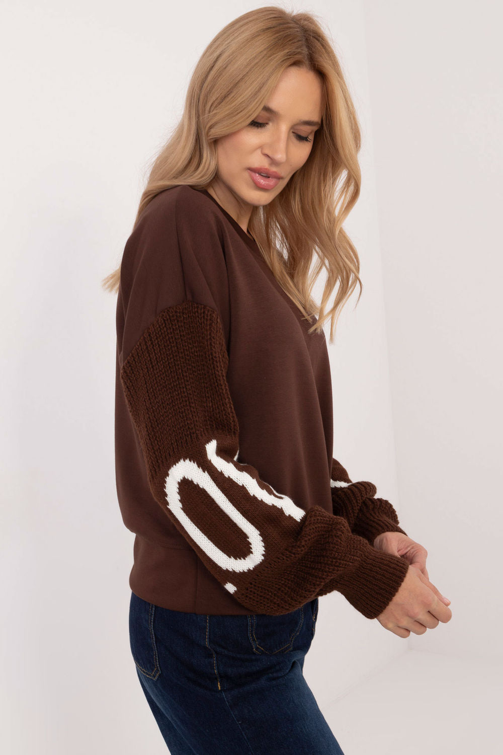 Italy Moda Brown Sweatshirt - view 2
