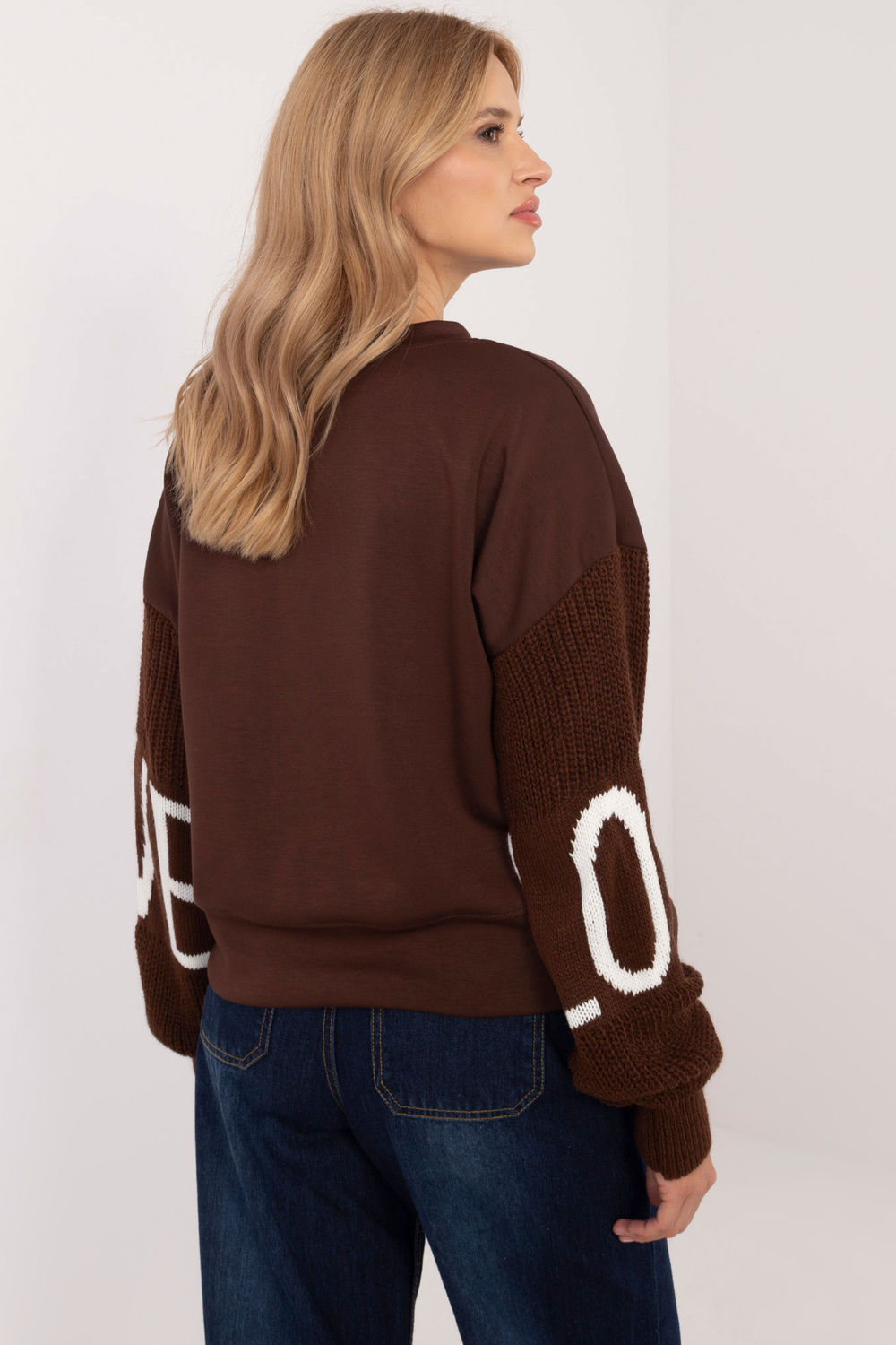 Italy Moda Brown Sweatshirt - view 3