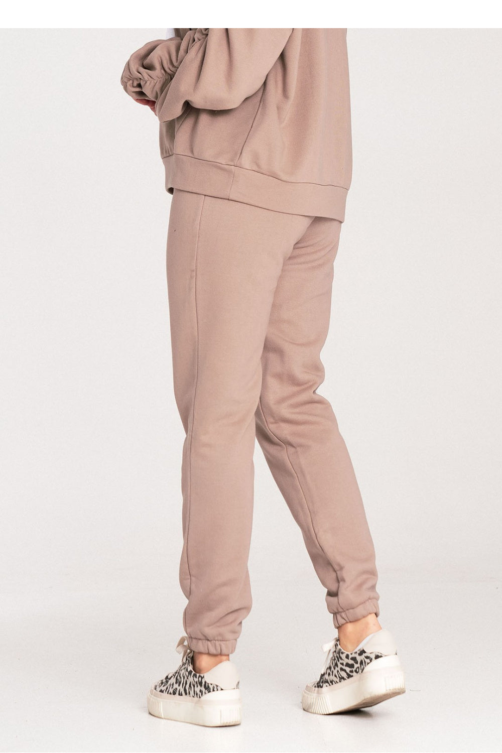 Figl Beige Cotton Joggers - view 3