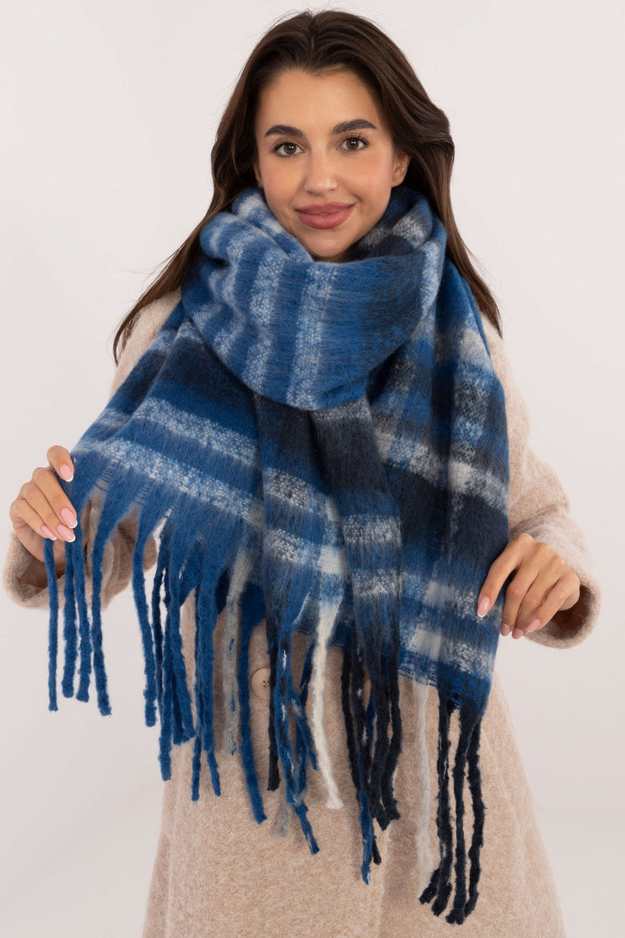 AT Dark Blue Shawl