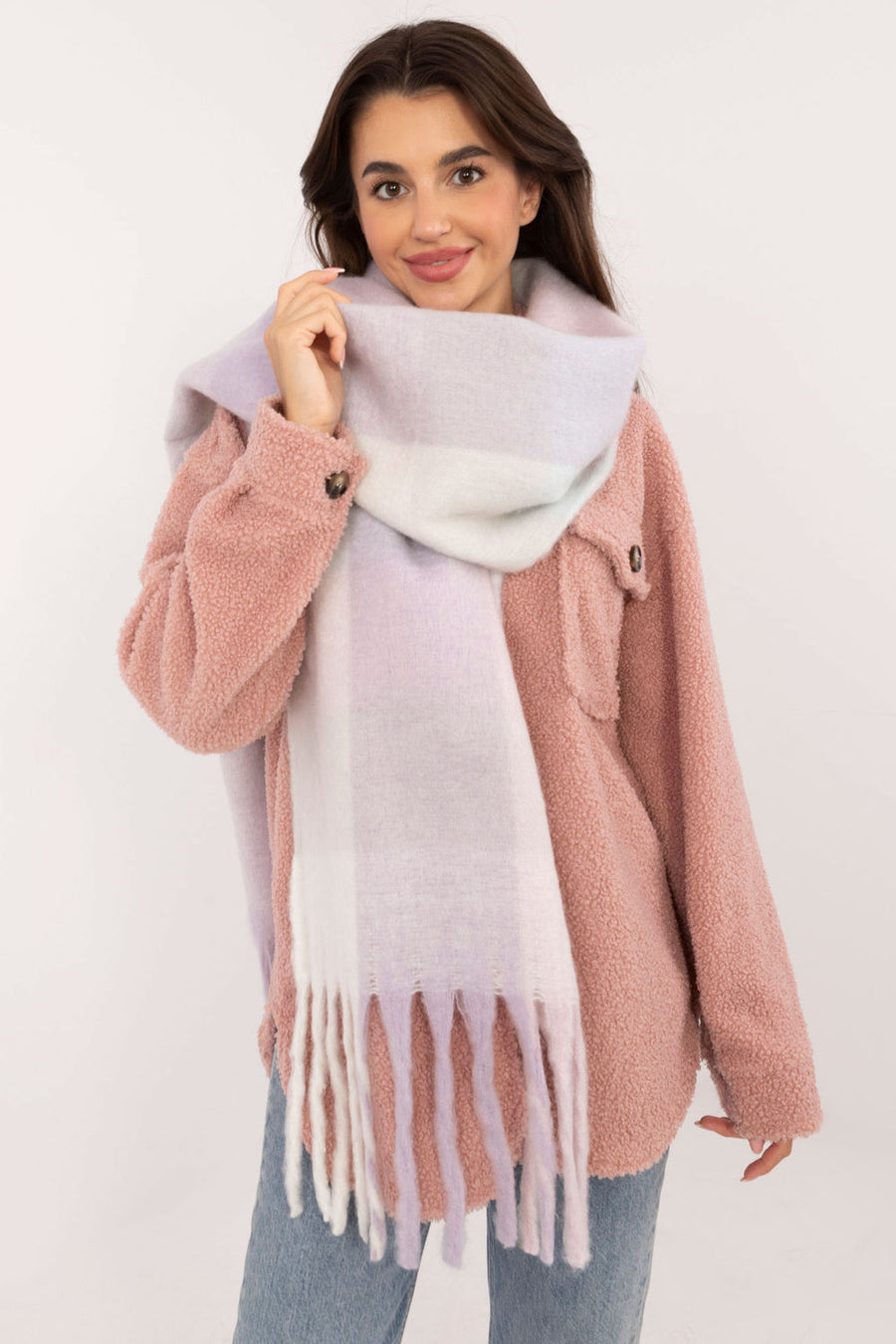 AT Light Violet Shawl