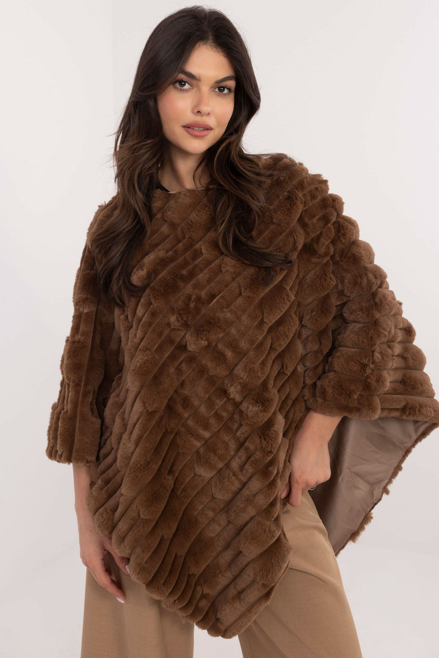 AT Brown Poncho