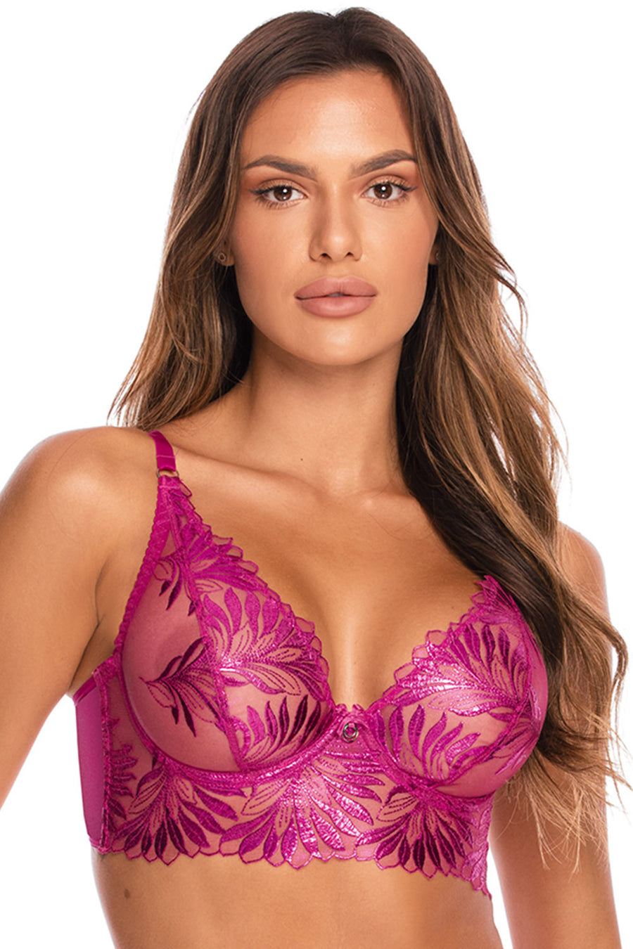 Axami Polgorset Fuchsia Mesh Soft Bra