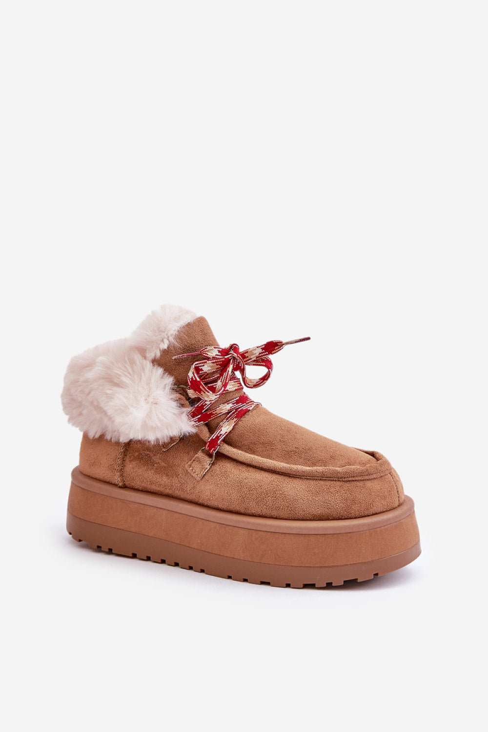 Step In Style Neathren Camel Faux Suede Platform Snow Boots - view 2