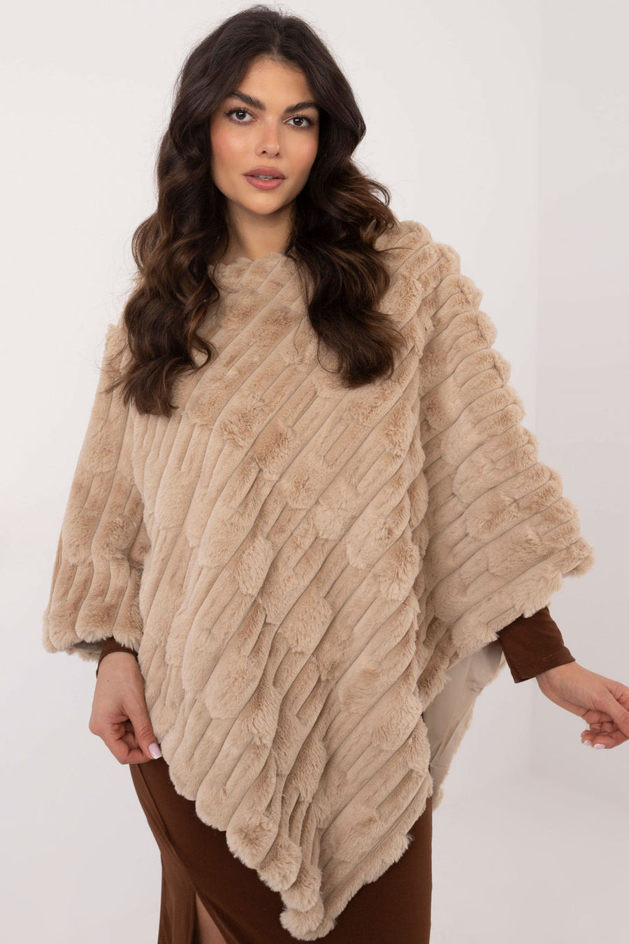 AT Beige Poncho