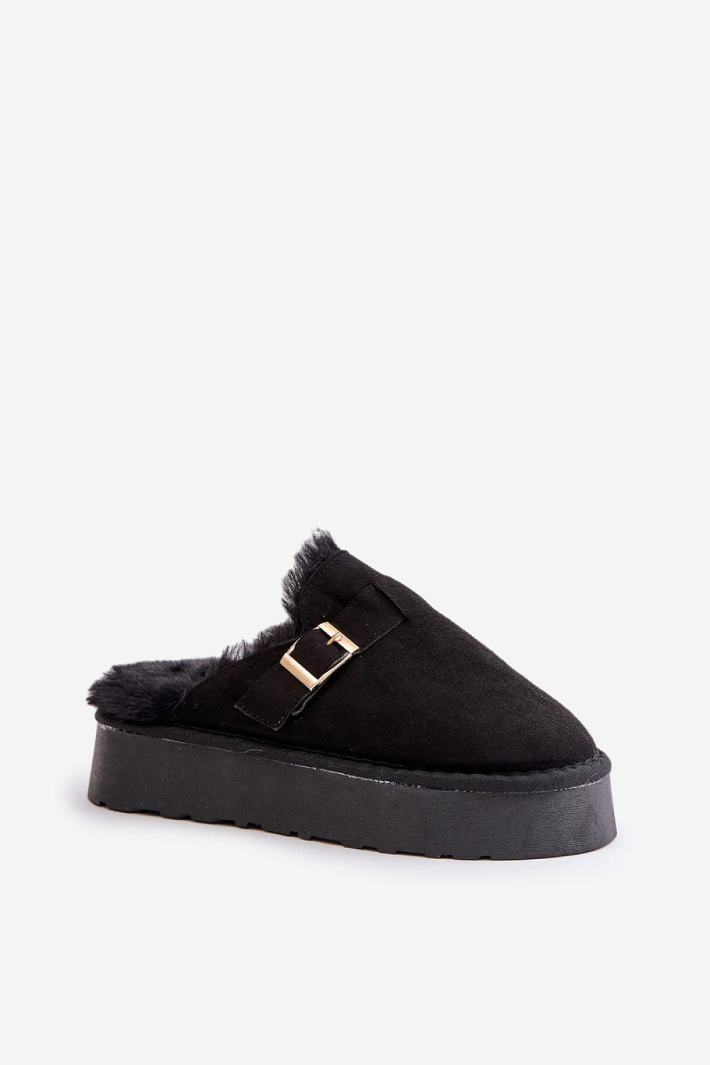 Step In Style Linneola Black Warm Lined Slippers - view 2
