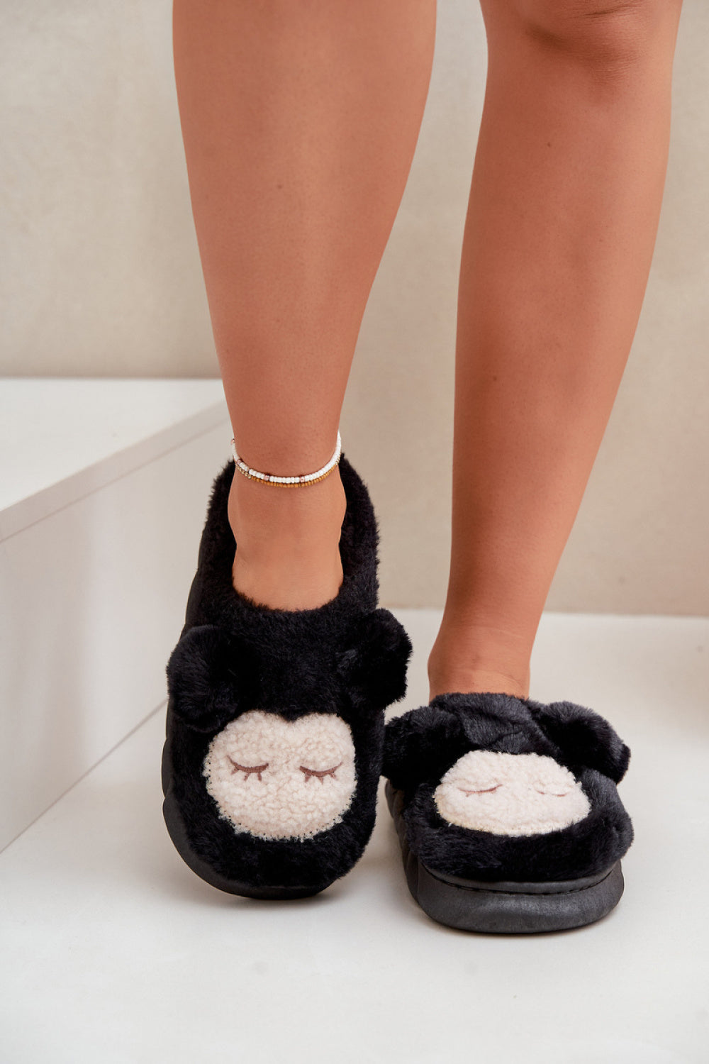Step In Style Jozelinetta Black Warm Lined Slippers - view 3
