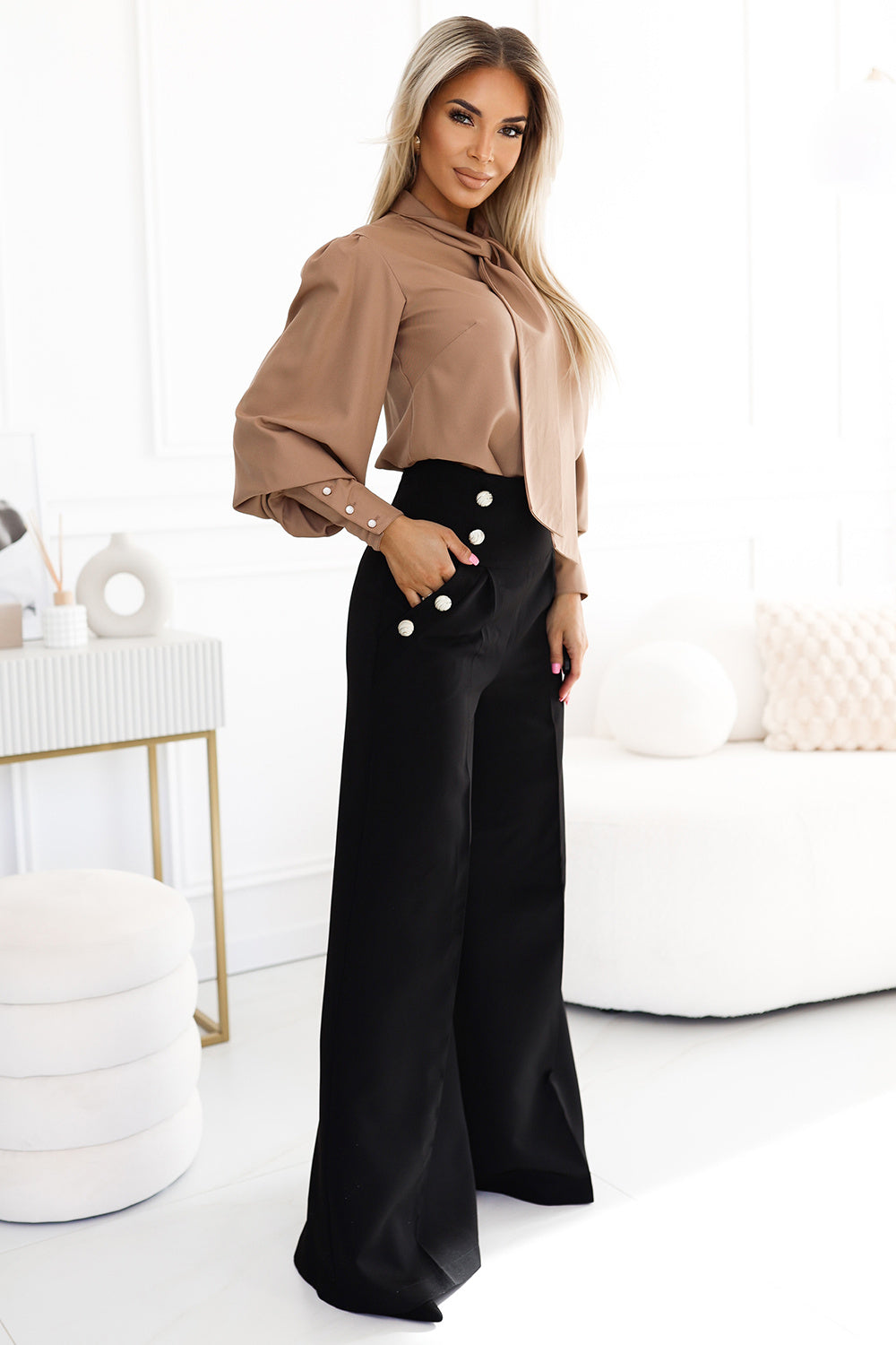 Numoco Caramel Blouse - view 2