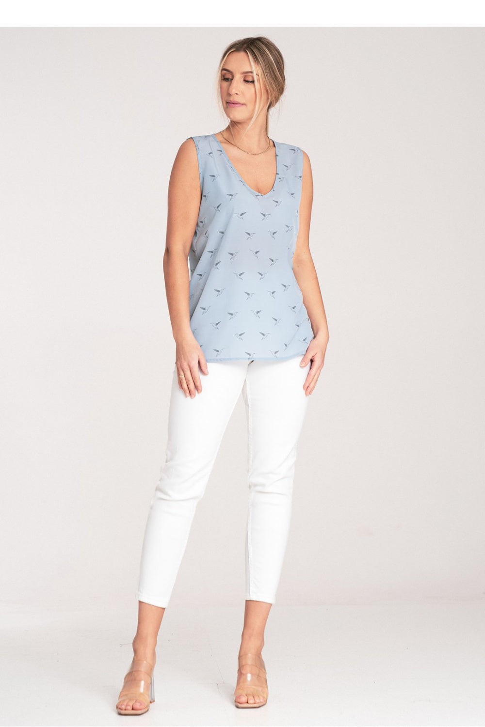 Figl Sky Blue Blouse - view 2