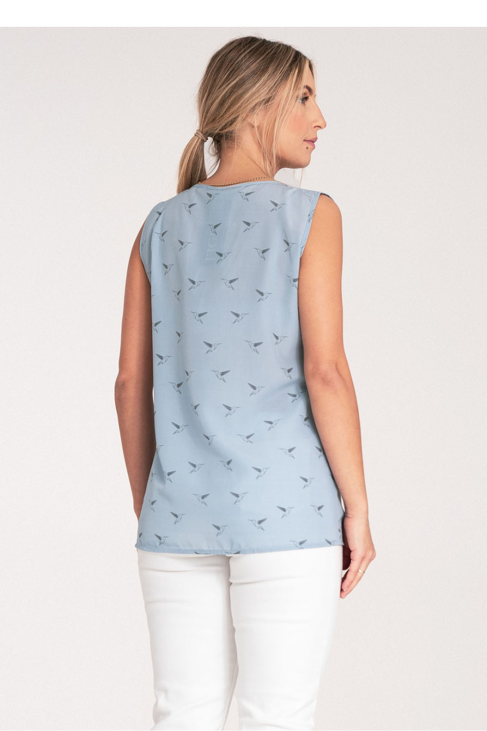 Figl Sky Blue Blouse - view 3