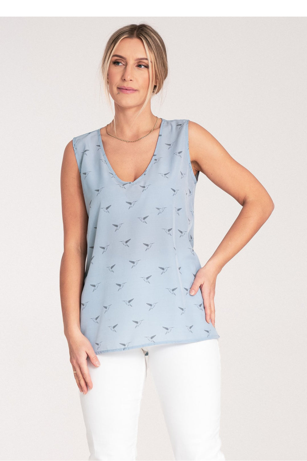 Figl Sky Blue Blouse - view 4