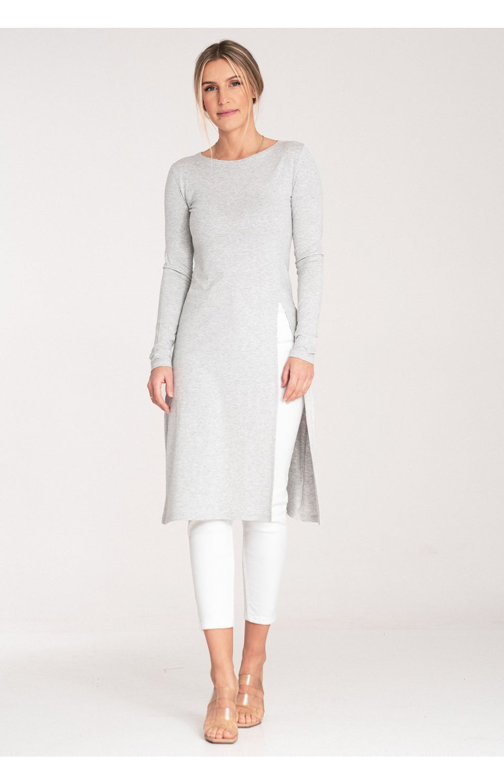 Figl Grey Long Sleeve Tunic