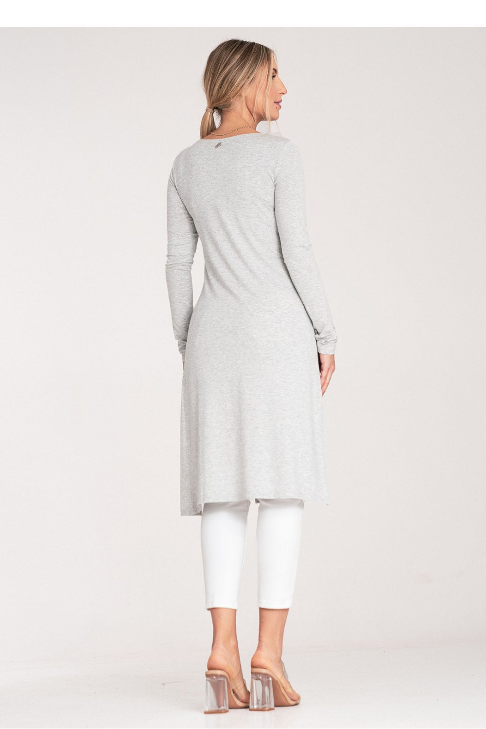 Figl Grey Long Sleeve Tunic - view 3