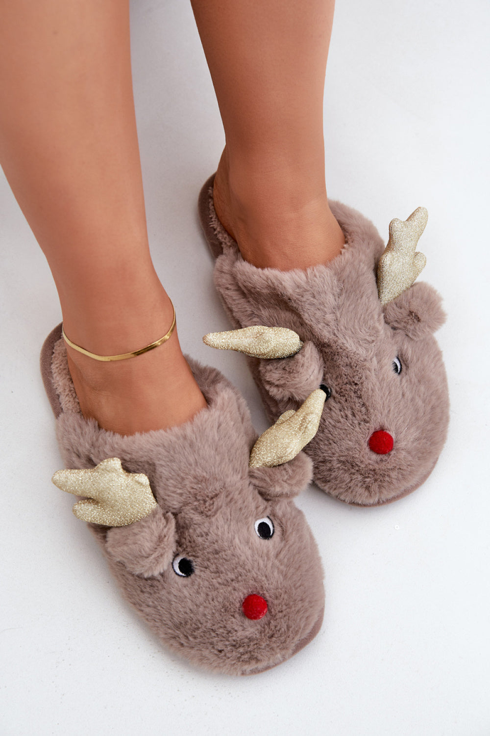 Step In Style Asielle Dark Beige Warm Lined Slippers - view 3