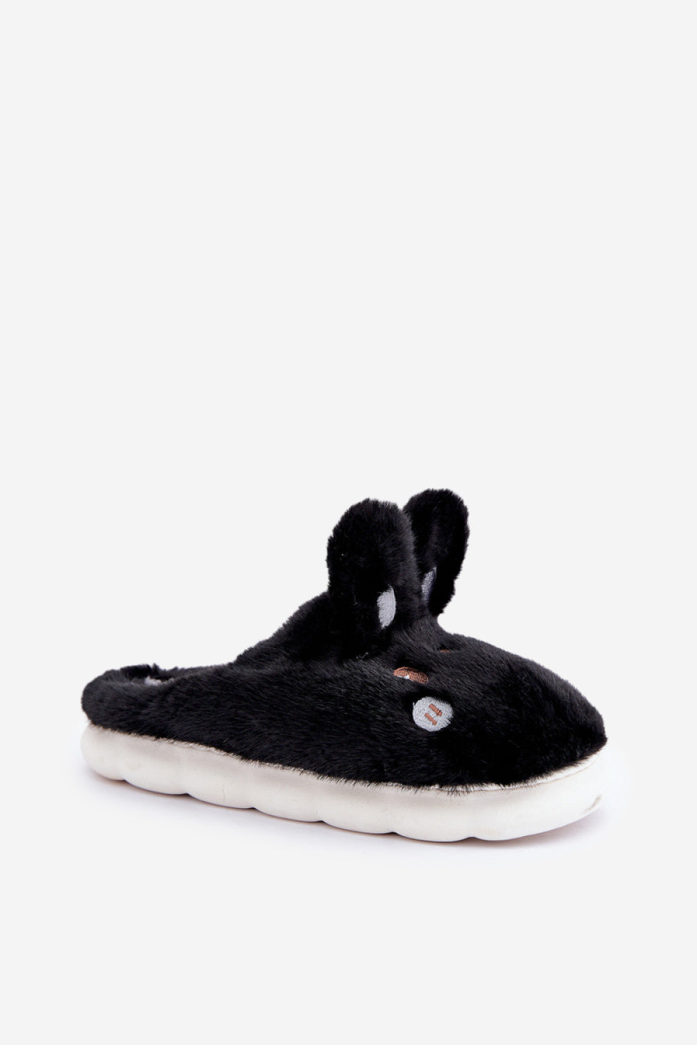 Step In Style Natasha Black Warm Lined Slippers - view 2
