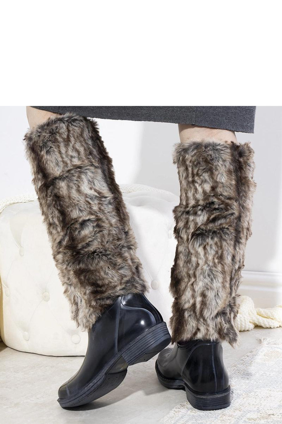 Solea Blue Warm Lined Over The Knee Boots