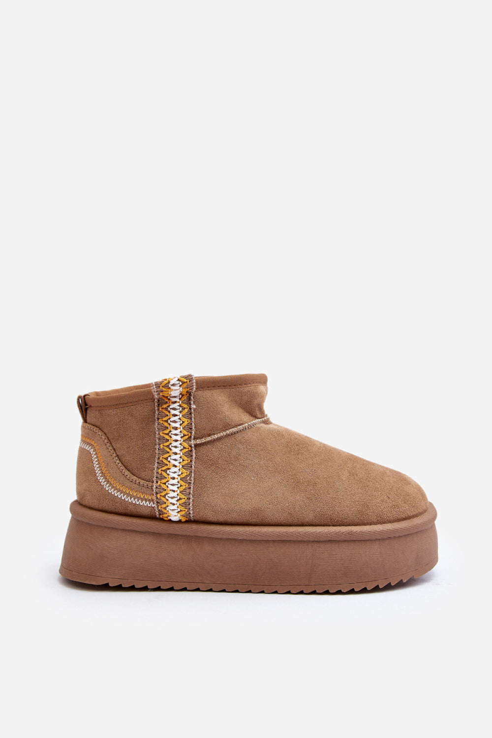 Step In Style Udra Light Brown Faux Suede Platform Snow Boots - view 3