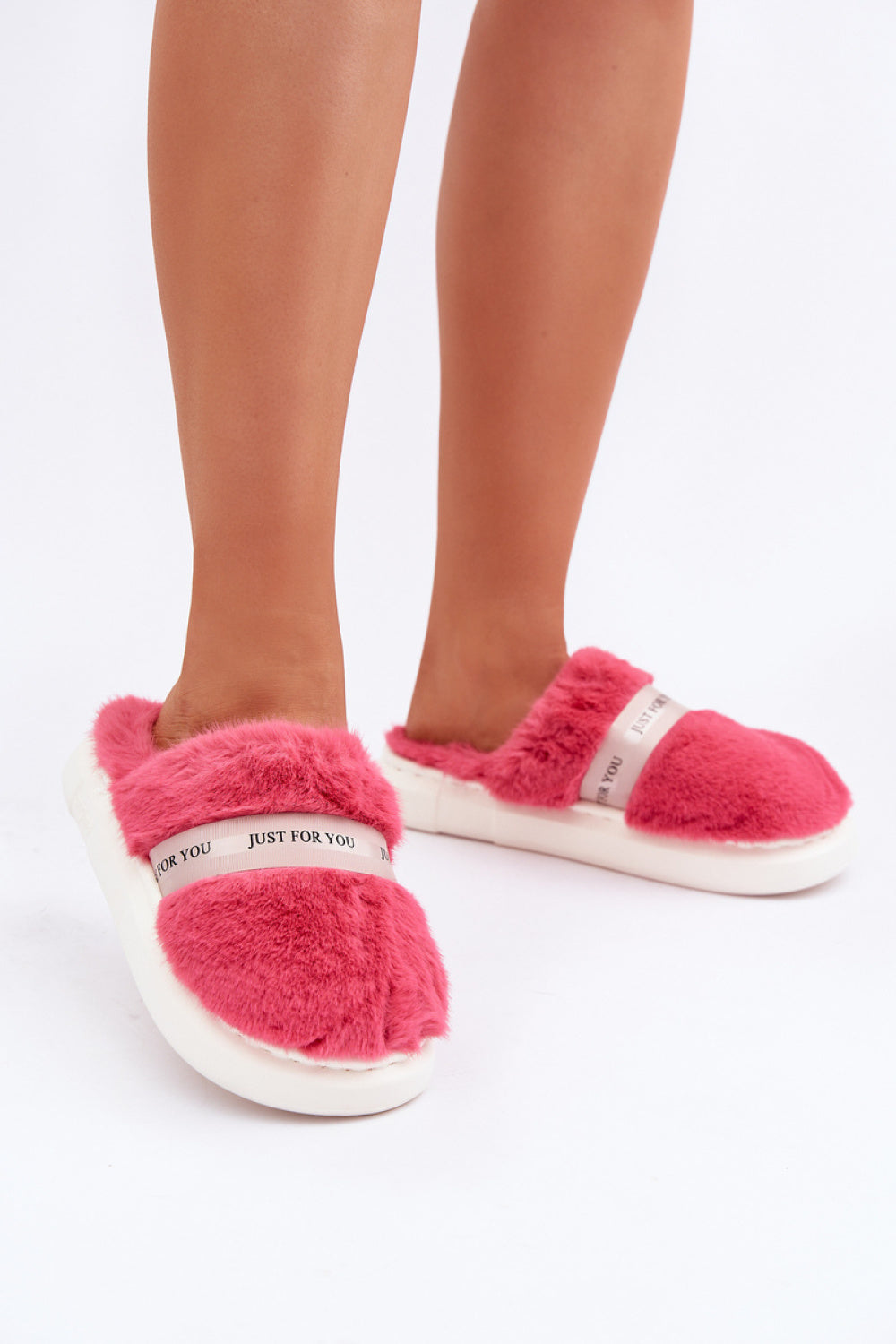 Step In Style Savalithea Pink Warm Lined Slippers