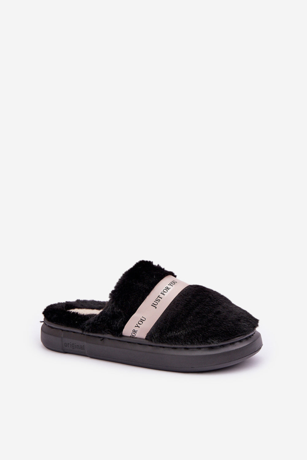Step In Style Savalithea Black Warm Lined Slippers - view 2