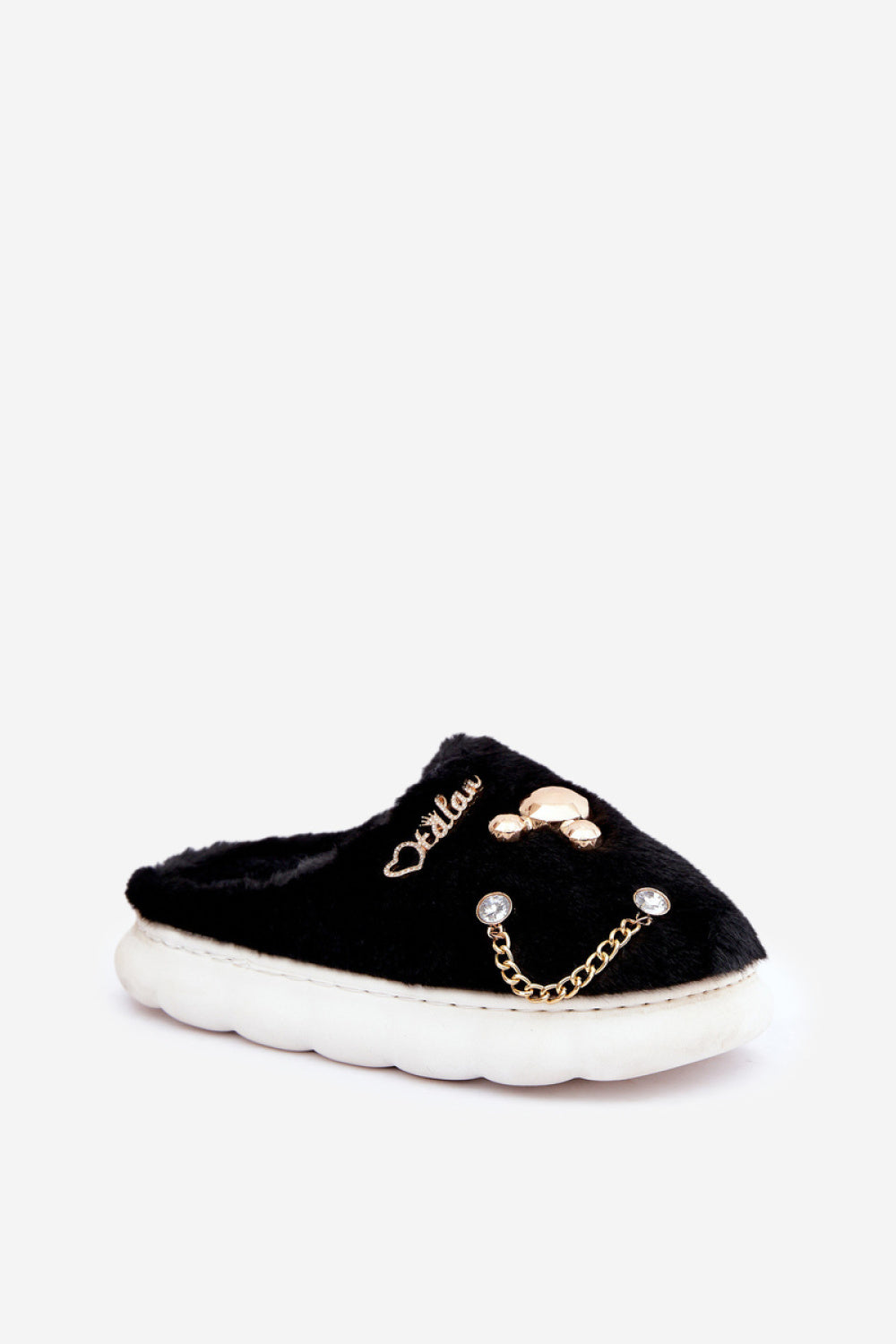 Step In Style Ivelfedi Black Warm Lined Slippers - view 2
