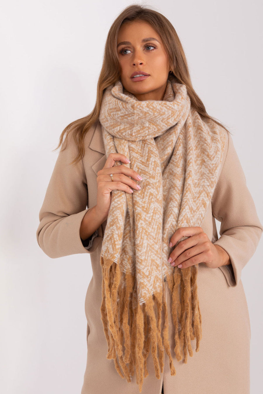 AT Light Camel Shawl