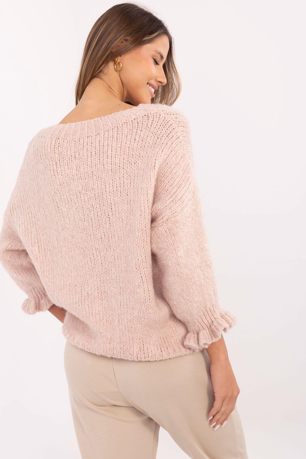 Italy Moda Light Pink Jumper - view 3