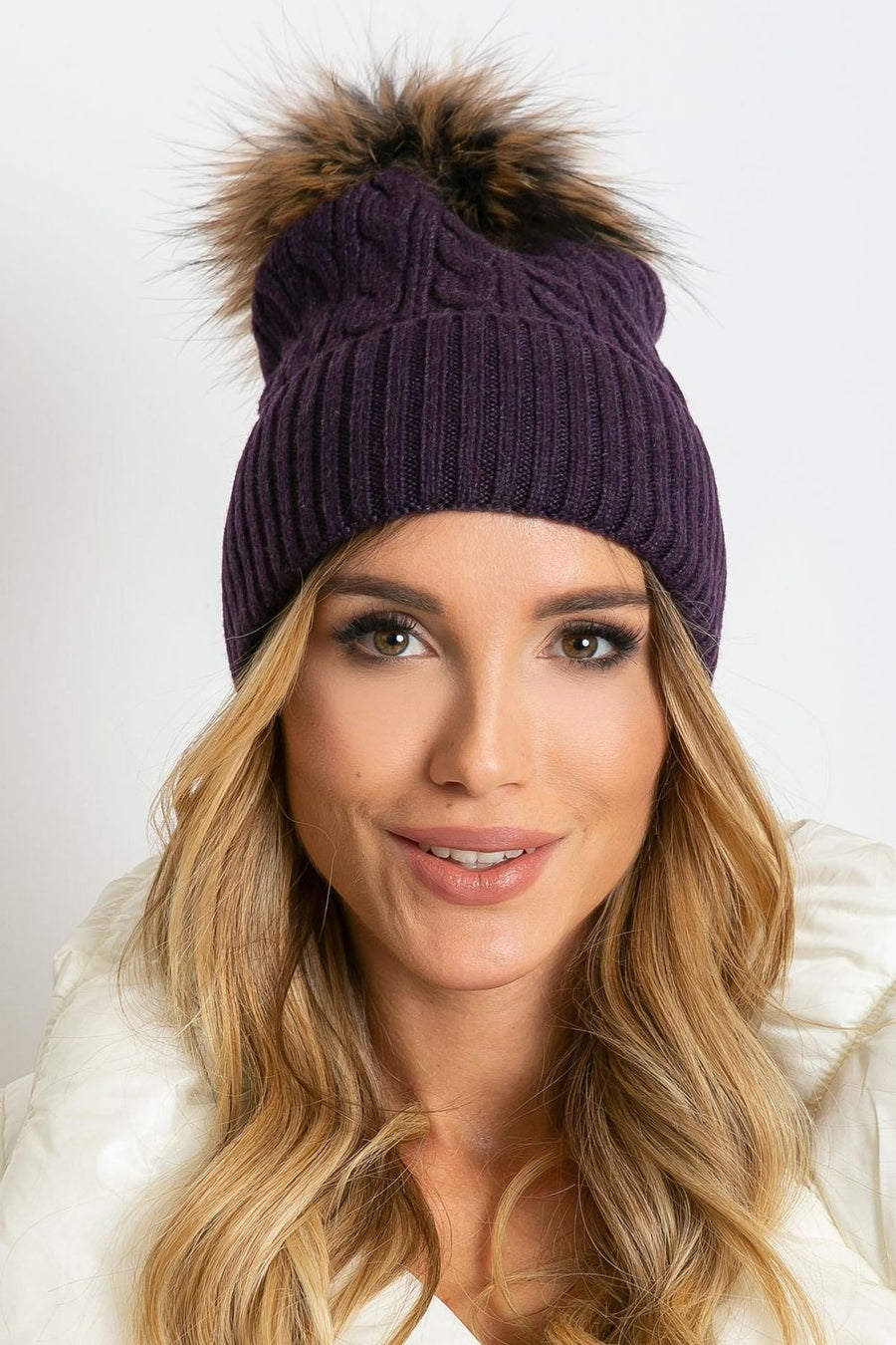 AT Dark Violet Beanie Hat