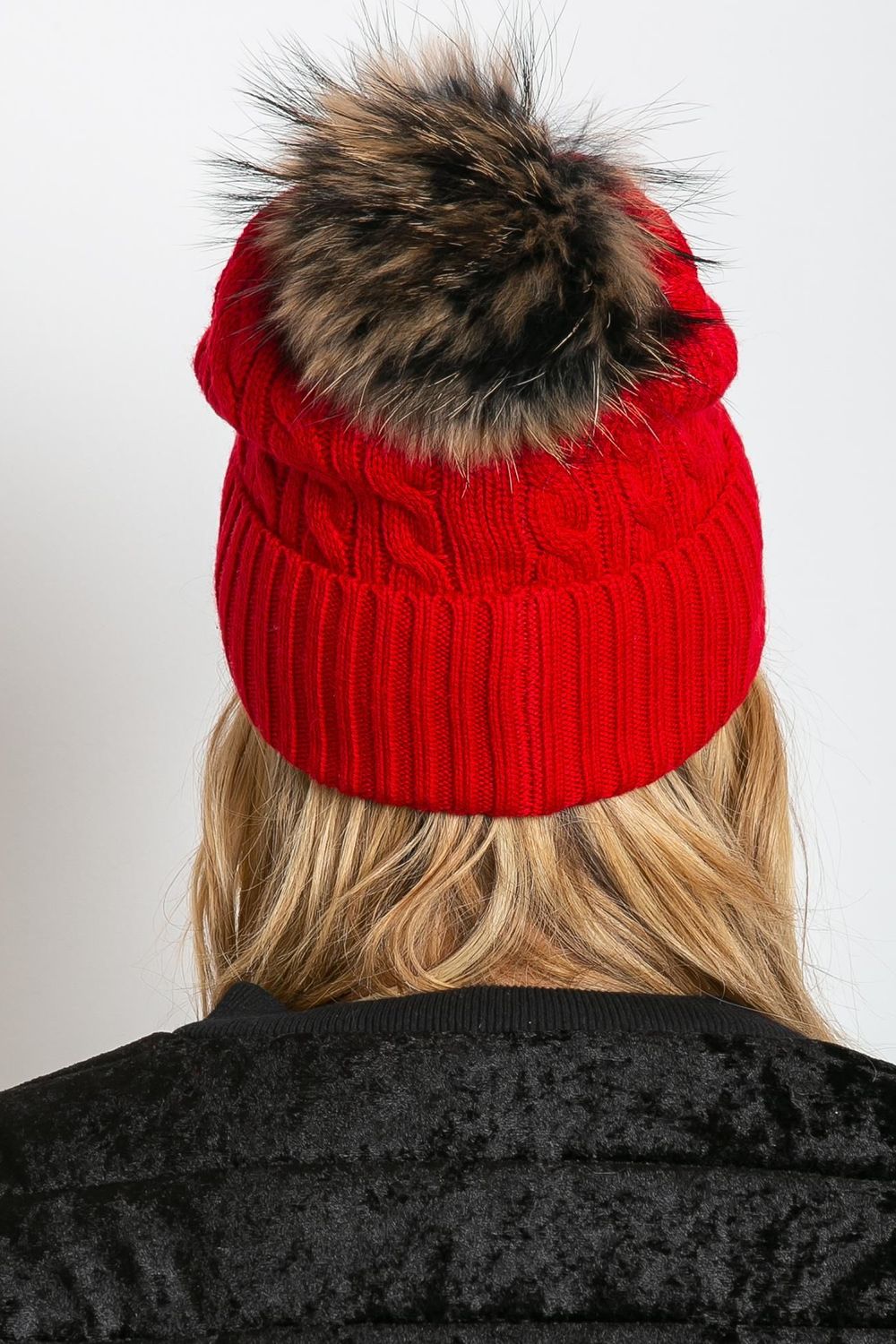 AT Red Beanie Hat - view 3