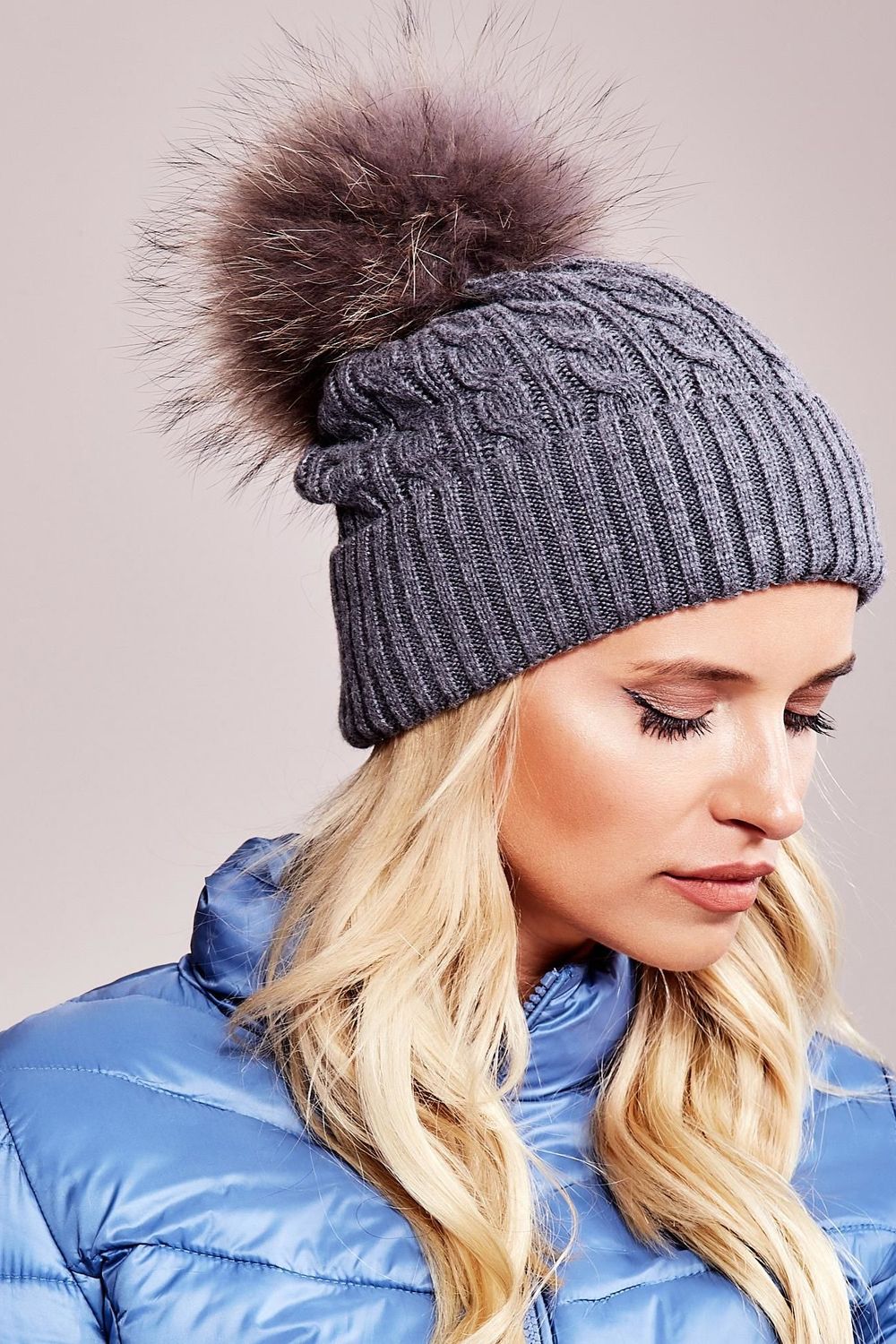 AT Dark Grey Beanie Hat - view 2