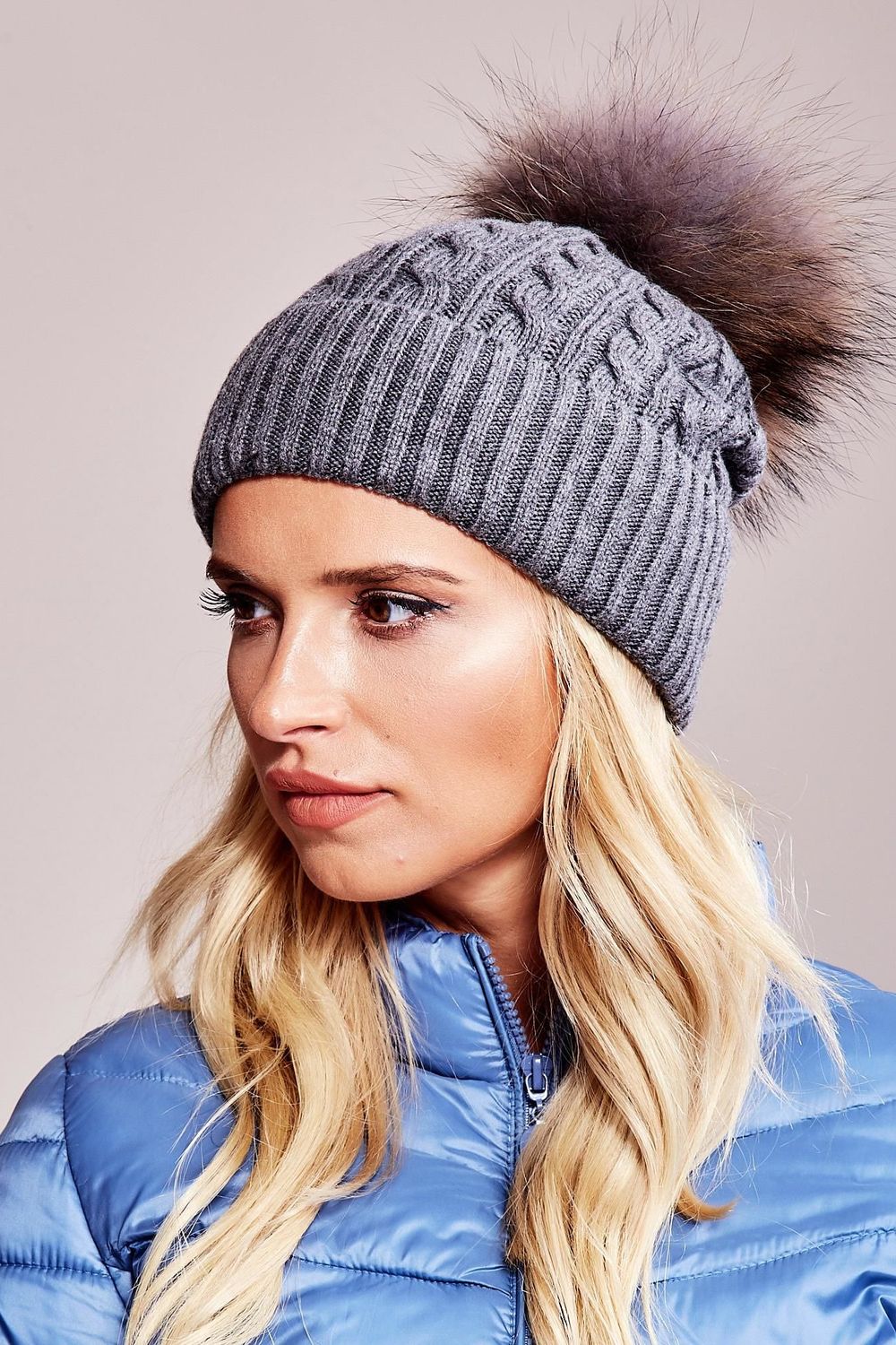 AT Dark Grey Beanie Hat - view 3